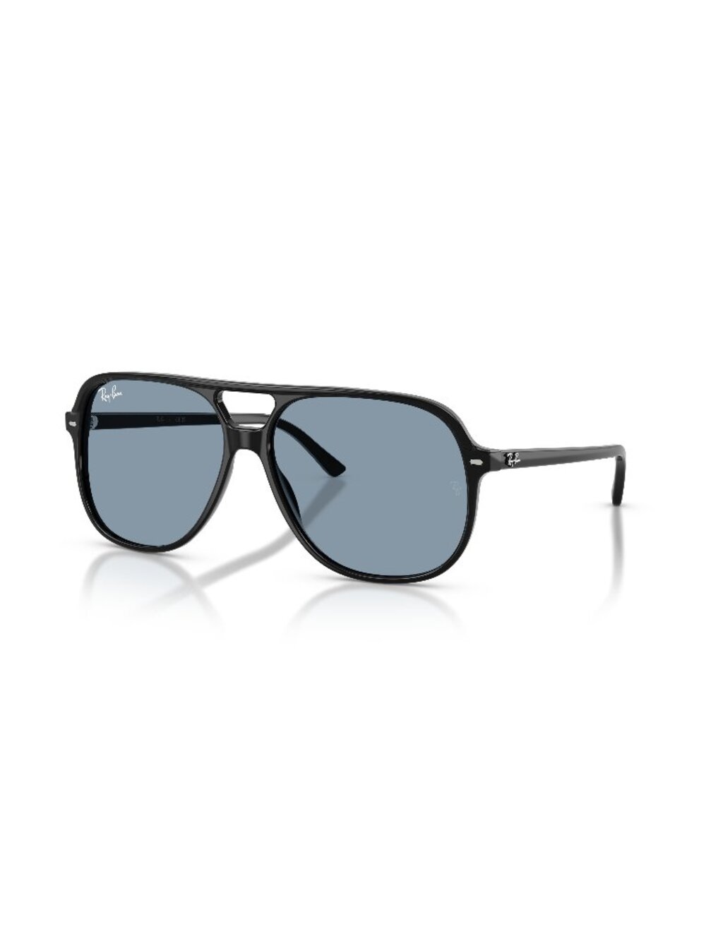 New Ray-Ban Unisex Sunglasses Black Blue Lens Acetate Frame Ray Ban RB2198 BILL